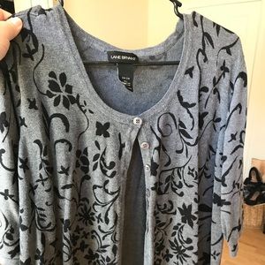 Lane Bryant Grey Cardigan